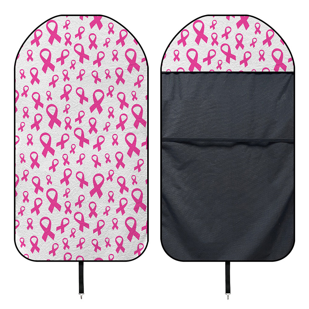 Little Breast Cancer Ribbon Print Waterproof Car Seat Cover