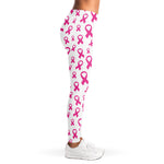 Little Breast Cancer Ribbon Print Women's Leggings