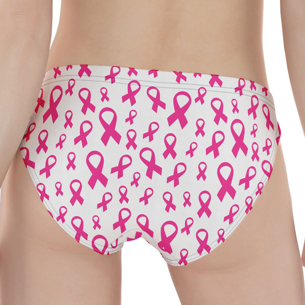 Little Breast Cancer Ribbon Print Women's Panties