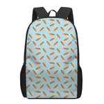 Little Carrot Pattern Print 17 Inch Backpack