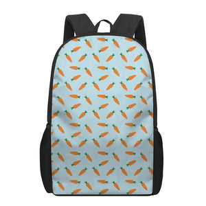 Little Carrot Pattern Print 17 Inch Backpack