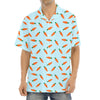 Little Carrot Pattern Print Aloha Shirt