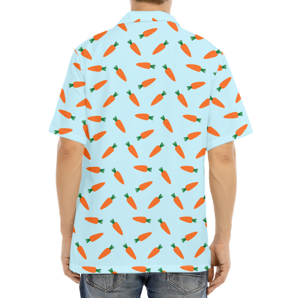 Little Carrot Pattern Print Aloha Shirt