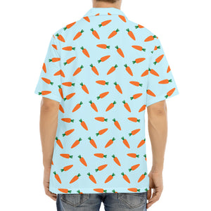 Little Carrot Pattern Print Aloha Shirt