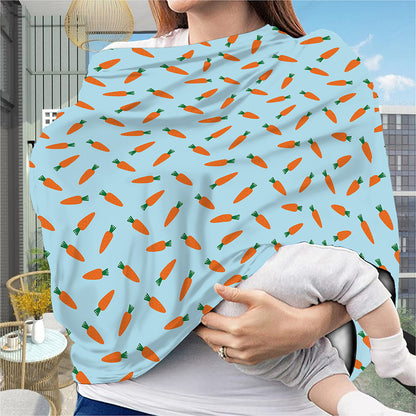 Little Carrot Pattern Print Baby Seat Cover