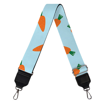 Little Carrot Pattern Print Bag Strap