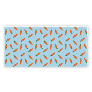 Little Carrot Pattern Print Beach Towel