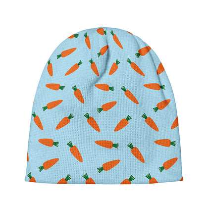 Little Carrot Pattern Print Beanie