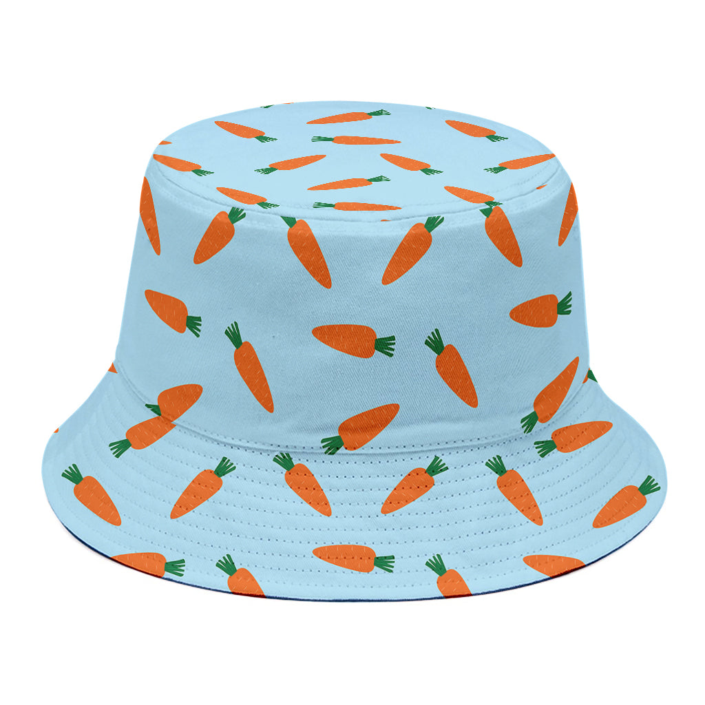 Little Carrot Pattern Print Bucket Hat