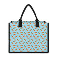 Little Carrot Pattern Print Canvas Tote Bag