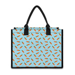 Little Carrot Pattern Print Canvas Tote Bag