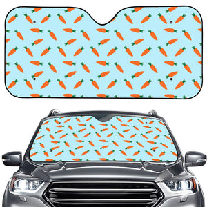 Little Carrot Pattern Print Car Windshield Sun Shade