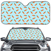 Little Carrot Pattern Print Car Windshield Sun Shade