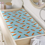 Little Carrot Pattern Print Changing Pad Cover