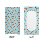 Little Carrot Pattern Print Changing Pad Cover