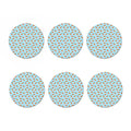 Little Carrot Pattern Print Coaster Set