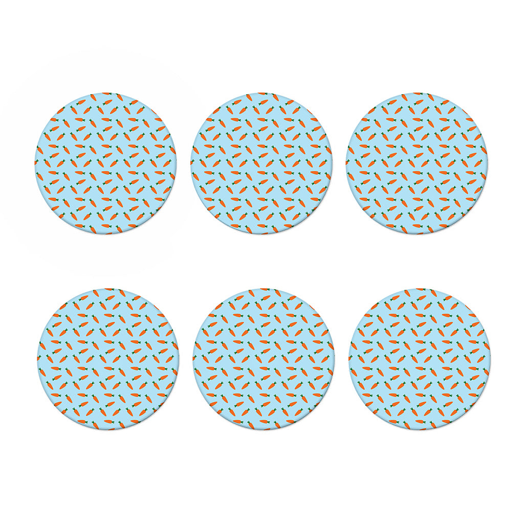 Little Carrot Pattern Print Coaster Set