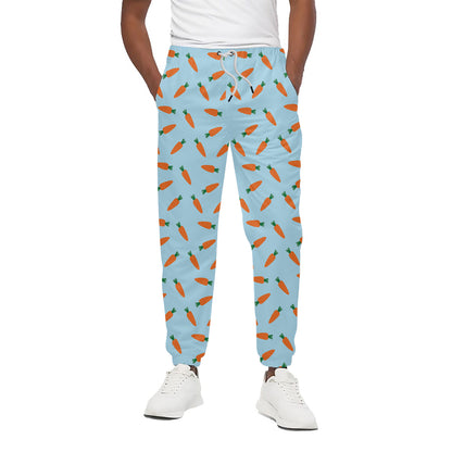 Little Carrot Pattern Print Cotton Pants