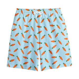 Little Carrot Pattern Print Cotton Shorts