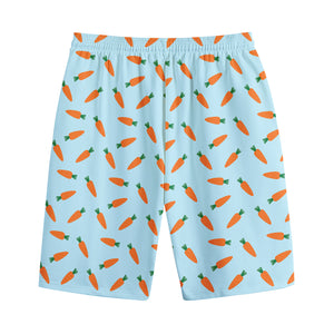 Little Carrot Pattern Print Cotton Shorts