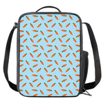 Little Carrot Pattern Print Crossbody Lunch Bag