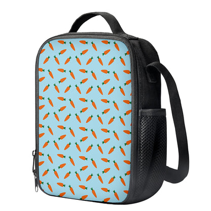 Little Carrot Pattern Print Crossbody Lunch Bag