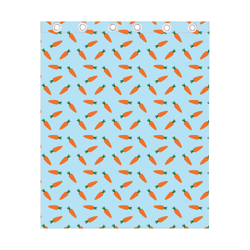 Little Carrot Pattern Print Curtain