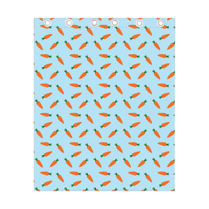 Little Carrot Pattern Print Curtain