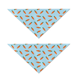 Little Carrot Pattern Print Dog Bandana