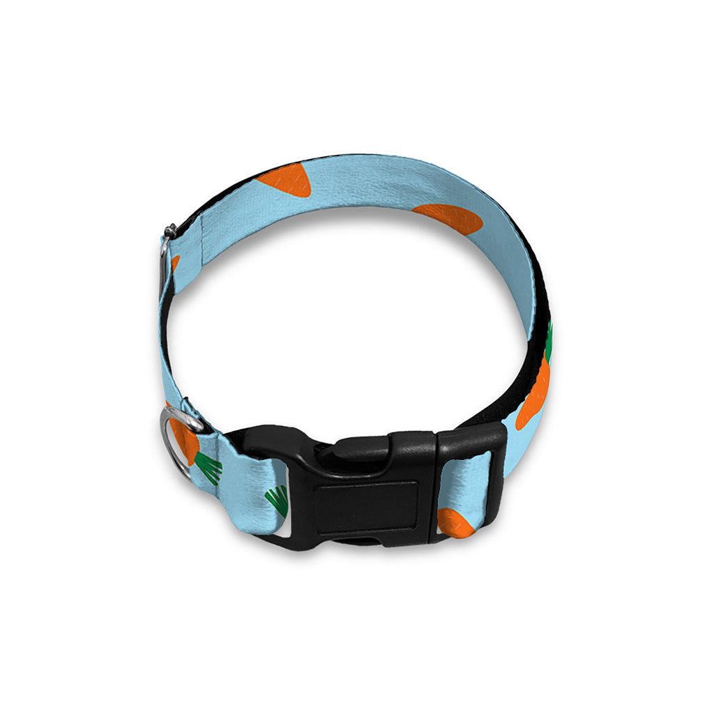 Little Carrot Pattern Print Dog Collar