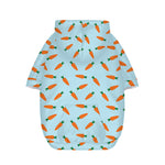 Little Carrot Pattern Print Dog Zip Up Hoodie