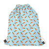 Little Carrot Pattern Print Drawstring Bag