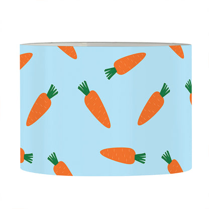 Little Carrot Pattern Print Drum Lamp Shade