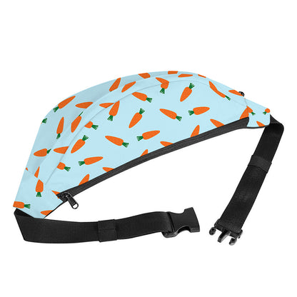 Little Carrot Pattern Print Fanny Pack
