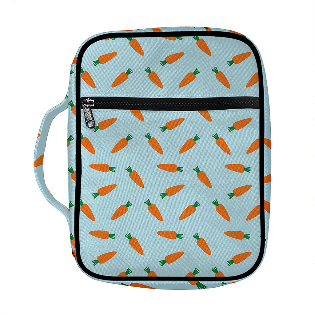 Little Carrot Pattern Print Front Pocket Bible Bag