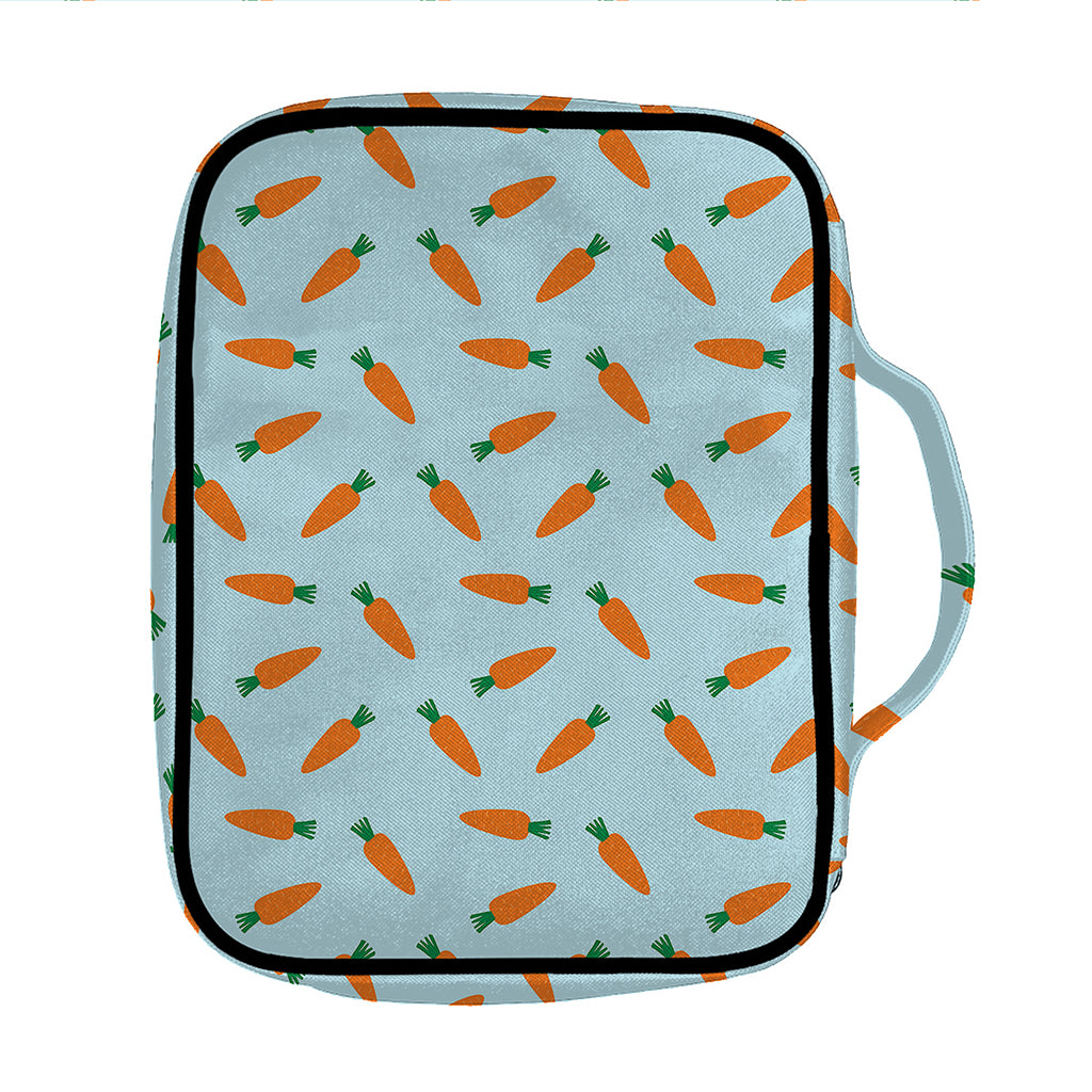 Little Carrot Pattern Print Front Pocket Bible Bag