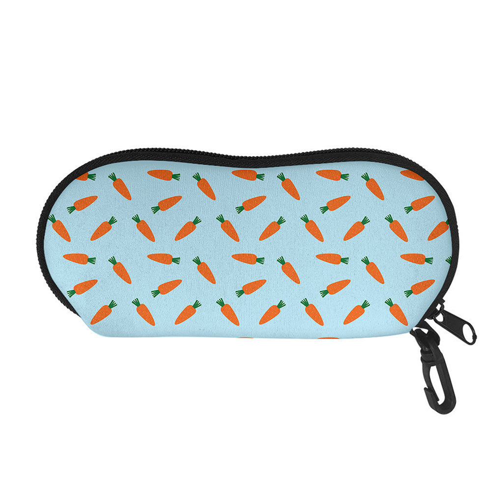 Little Carrot Pattern Print Glasses Case