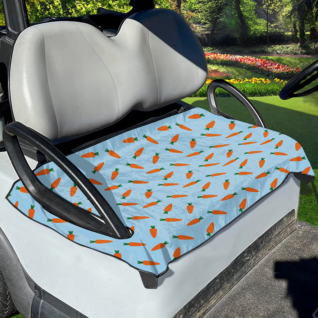 Little Carrot Pattern Print Golf Cart Seat Cover