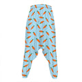 Little Carrot Pattern Print Hammer Pants
