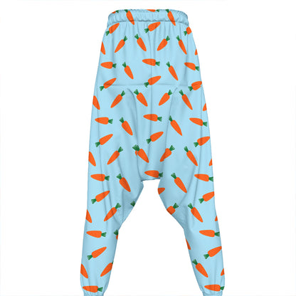 Little Carrot Pattern Print Hammer Pants