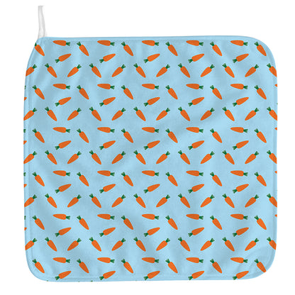 Little Carrot Pattern Print Hand Towel