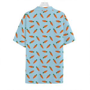 Little Carrot Pattern Print Hawaiian Shirt