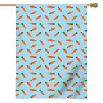 Little Carrot Pattern Print House Flag