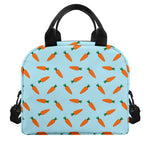 Little Carrot Pattern Print Insulated Lunch Bag