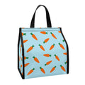 Little Carrot Pattern Print Insulated Lunch Tote
