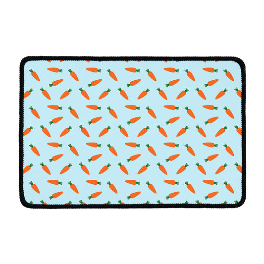 Little Carrot Pattern Print Kitchen Mat