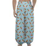 Little Carrot Pattern Print Lantern Pants