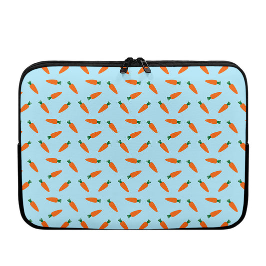 Little Carrot Pattern Print Laptop Sleeve