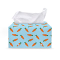 Little Carrot Pattern Print Leather Tissue Box Cover