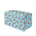 Little Carrot Pattern Print Leather Tissue Box Cover